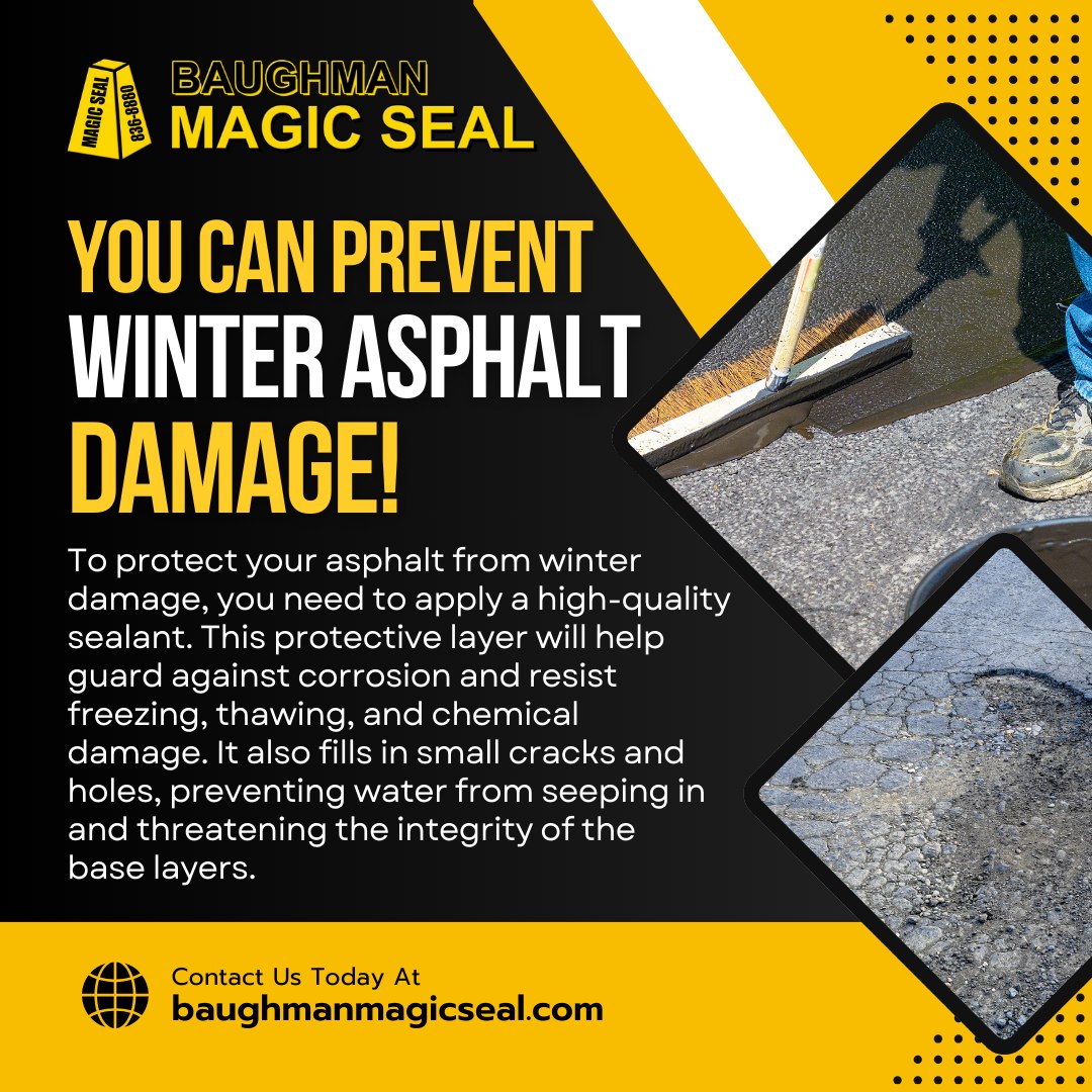 Read more about the article You can protect your asphalt before winter damage starts