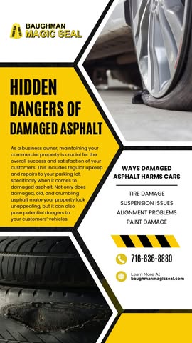 Damaged asphalt isn’t just an eyesore — it’s a liability