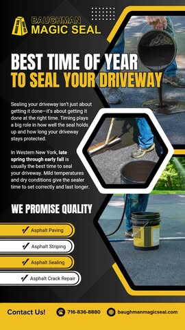 Timing matters when it comes to protecting your driveway