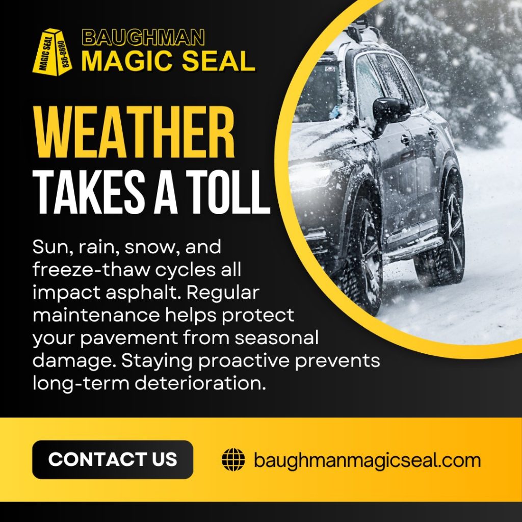 Weather takes a toll on your asphalt year-round