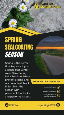 Read more about the article Spring is sealcoating season