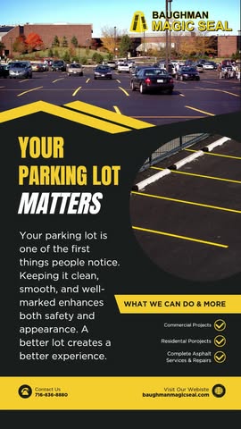 Your parking lot says a lot about your property